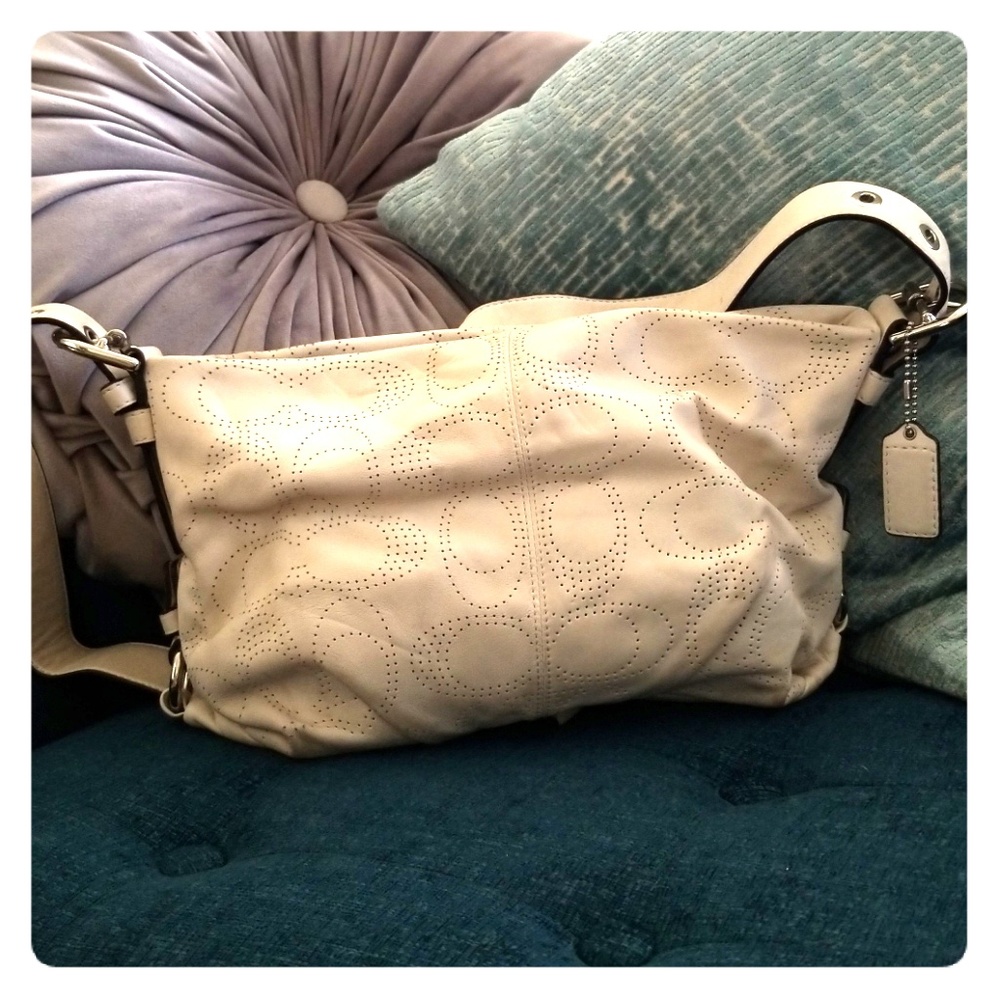 COACH Ivory Crossbody